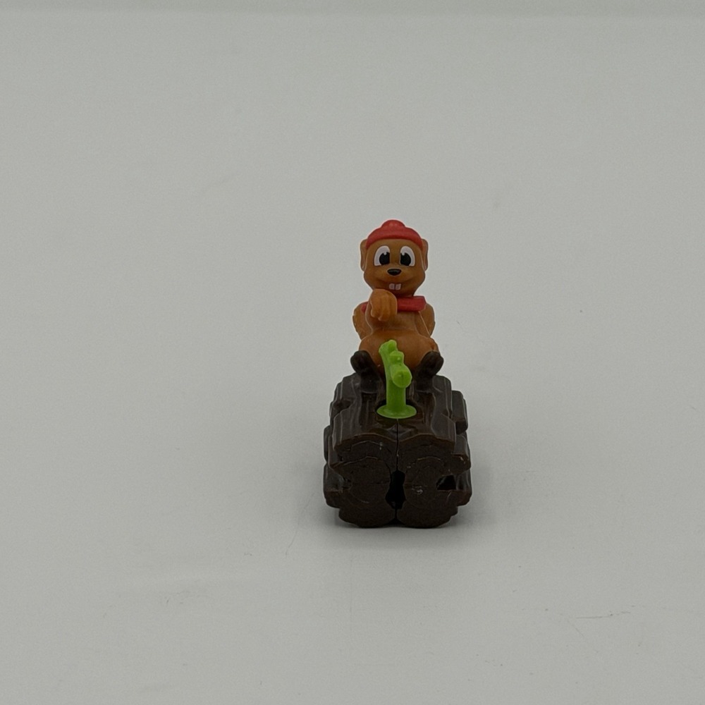 2023 Kinder Joy Christmas Holiday Edition Squirrel On Log Collectible